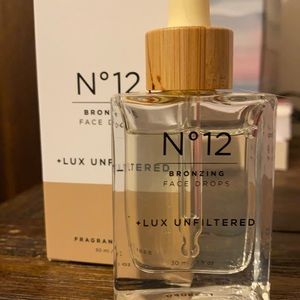 Lux unfiltered bronzing face drops n 12
